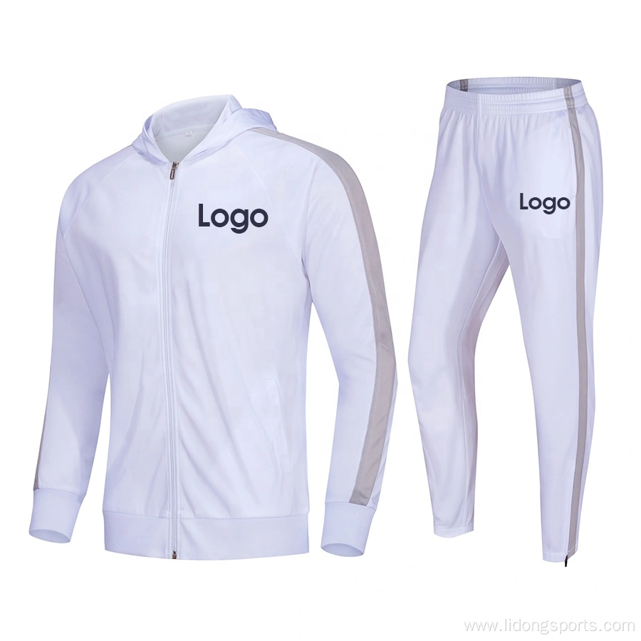 White jogging suits top